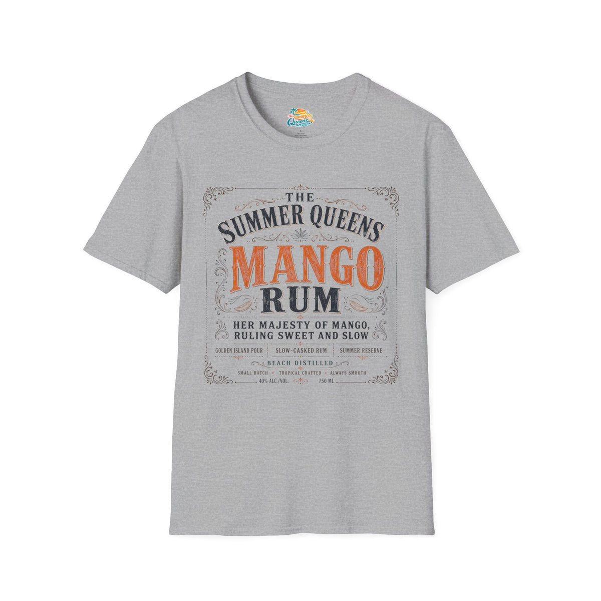 The Summer Queens Mango Rum Label T-Shirt