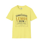 The Summer Queens Lemon Rum Label T-Shirt