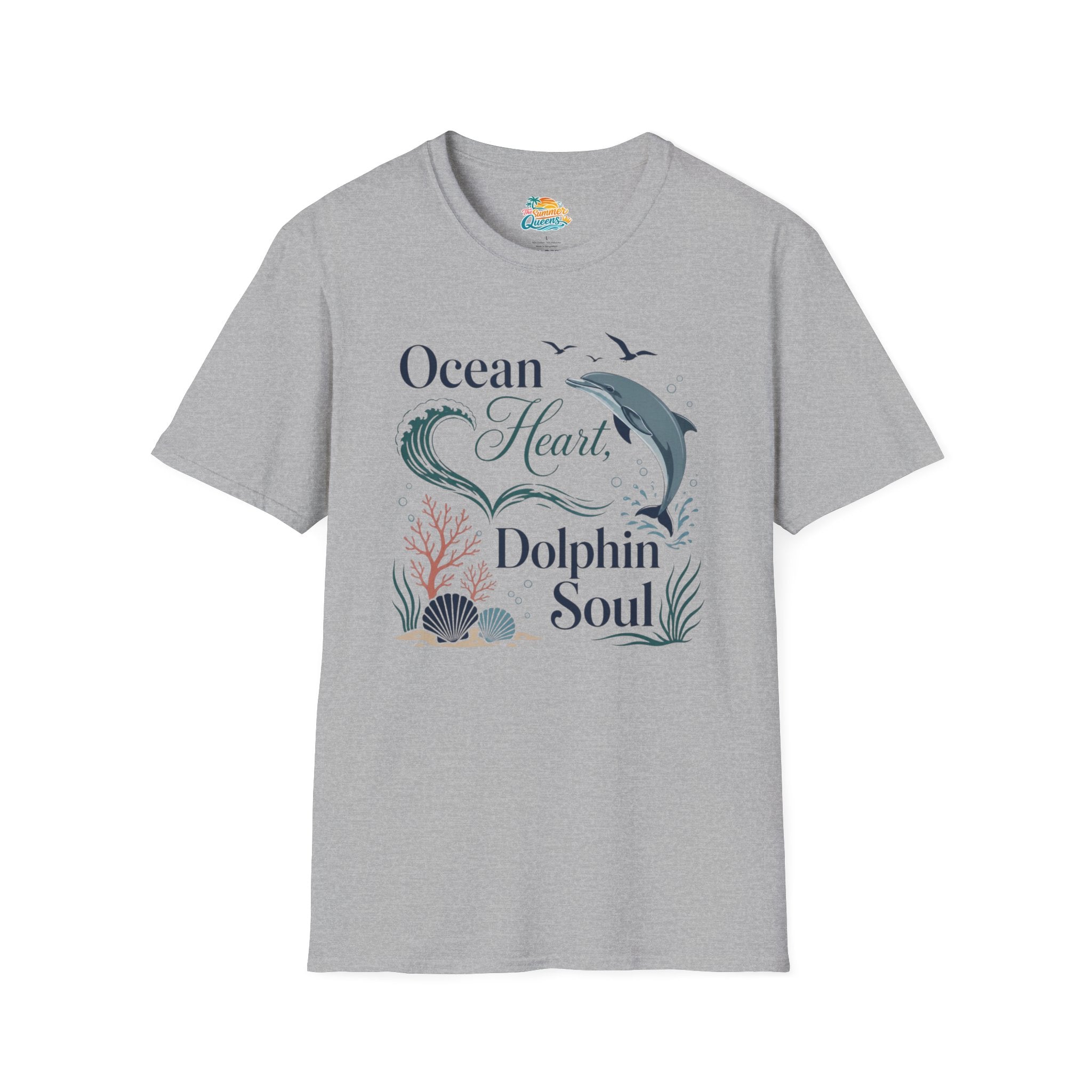 Ocean Heart Dolphin Soul T-Shirt