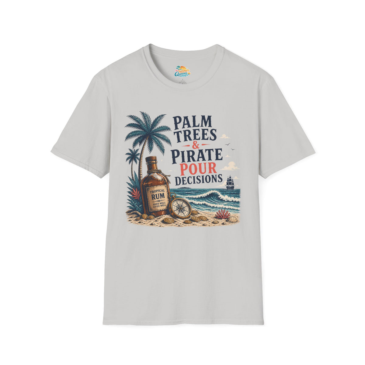 Palm Trees & Pirate Pour Decisions T-Shirt