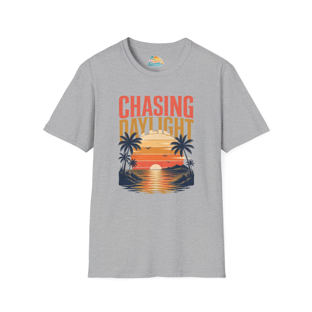 Chasing Daylight Sunset Beach T-Shirt