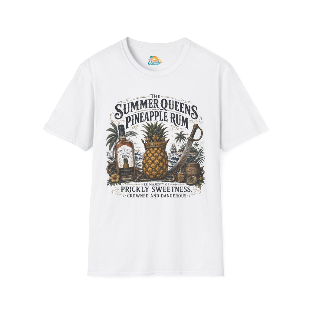The Summer Queens Pineapple Rum Bottle T-Shirt