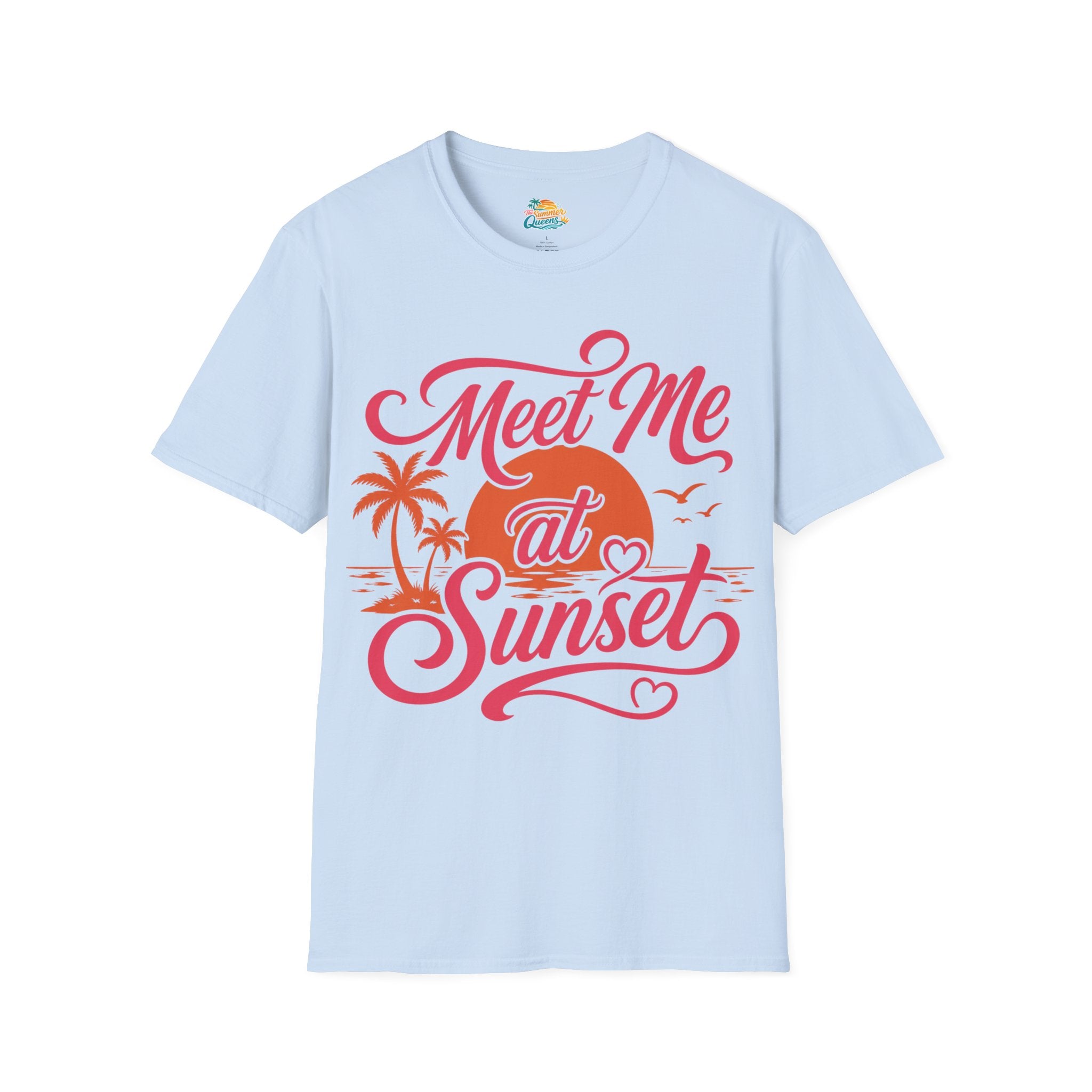 Meet Me at Sunset T-Shirt — Tropical Sunset Graphic Tee