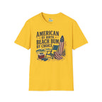 American by Birth, Beach Bum by Choice T-Shirt