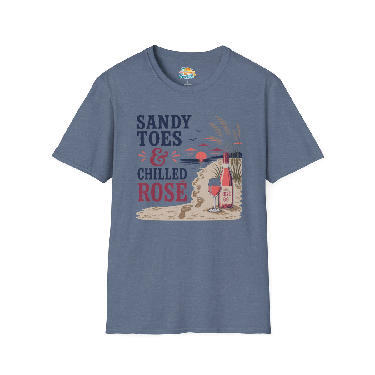 Sandy Toes & Chilled Rosé T-Shirt
