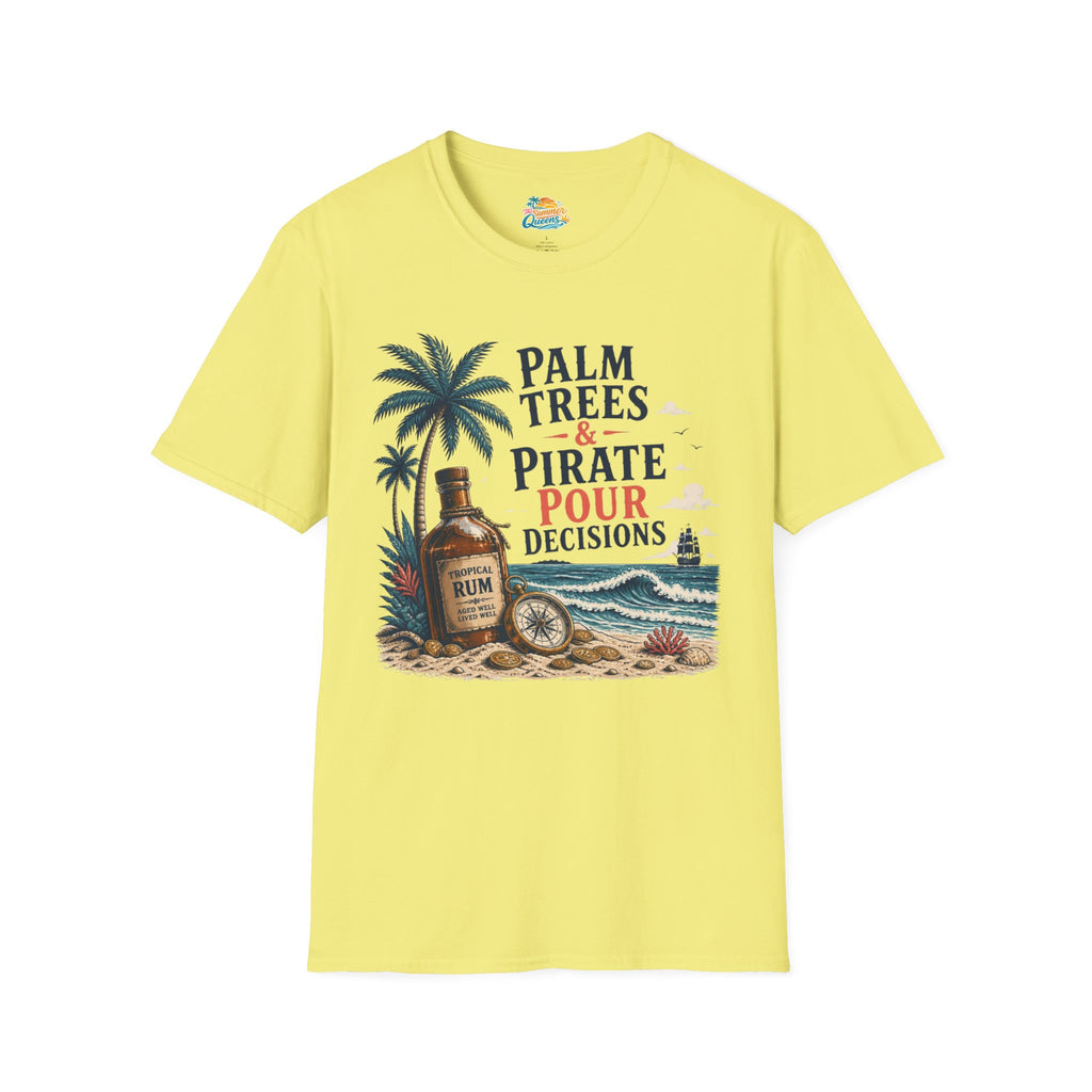 Palm Trees & Pirate Pour Decisions T-Shirt