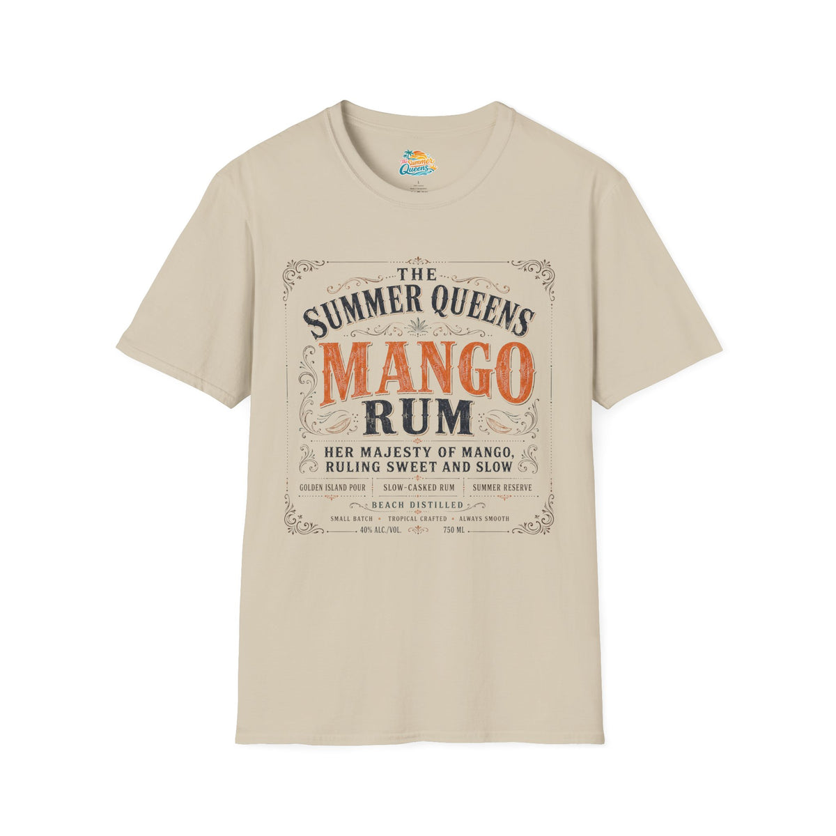 The Summer Queens Mango Rum Label T-Shirt