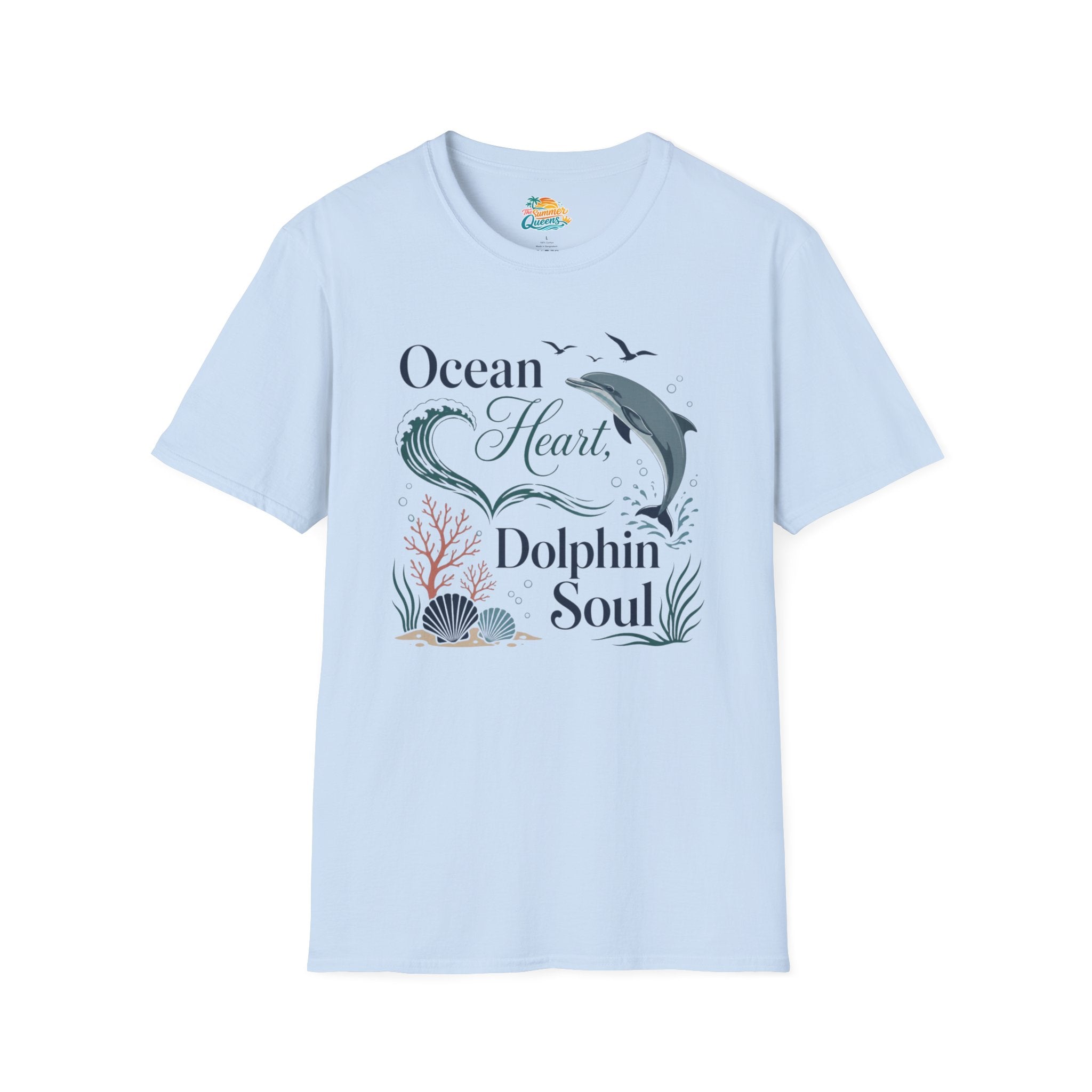 Ocean Heart Dolphin Soul T-Shirt