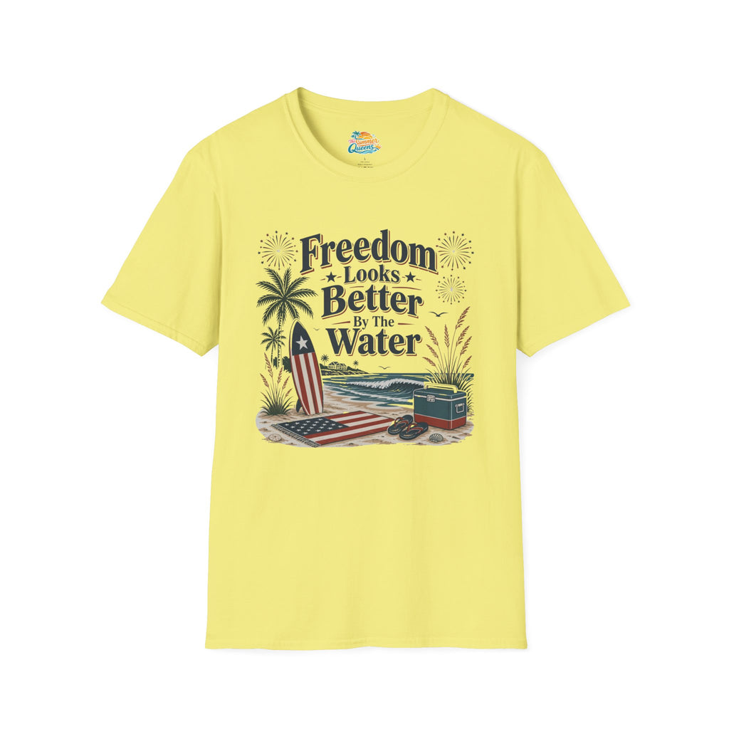 Freedom Looks Better by the Water T-Shirt