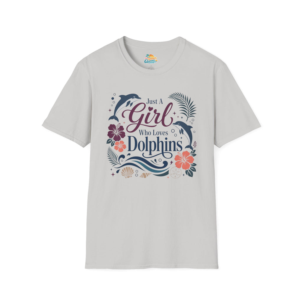 Just A Girl Who Loves Dolphins T‑Shirt