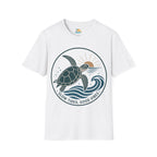 Slow Tides, Good Vibes T-Shirt —  Sea Turtle Coastal Graphic Tee