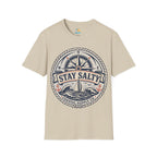 Stay Salty Coastal T-Shirt – Nautical Compass & Sailboat Design