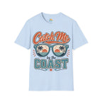 Catch Me by the Coast T-Shirt — Retro Sunglasses Beach Graphic Tee