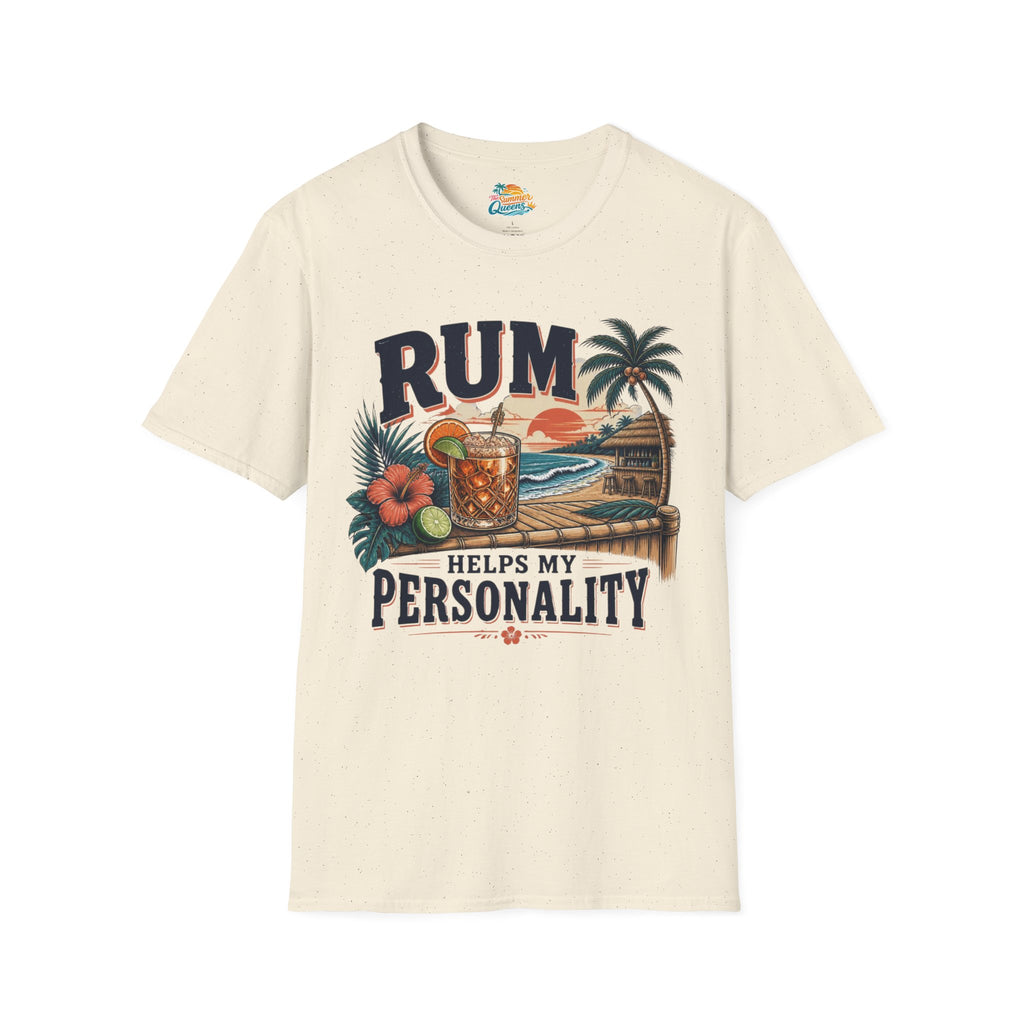 Rum Helps My Personality T-Shirt