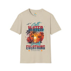 Salt Water Heals Everything T-Shirt - Sunset Palm Tree Beach Tee