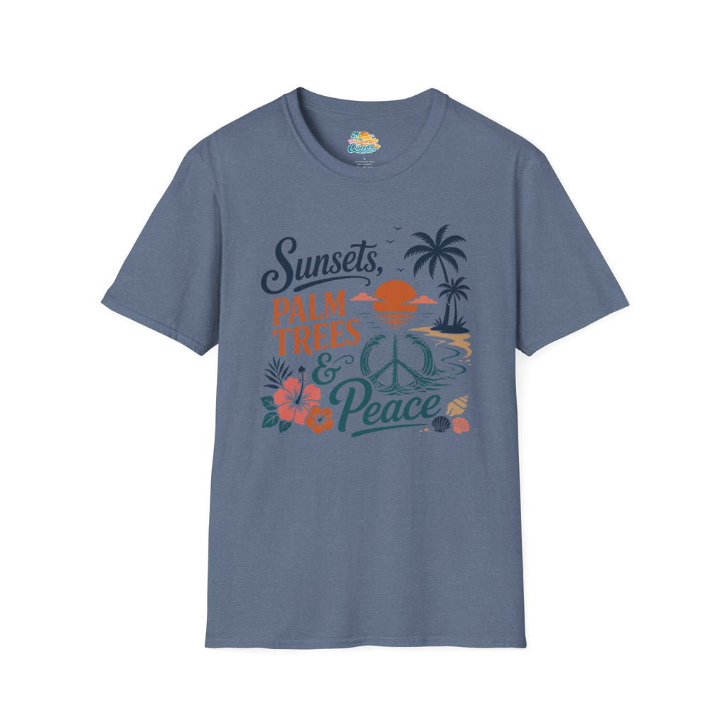 Sunsets, Palm Trees & Peace T‑Shirt