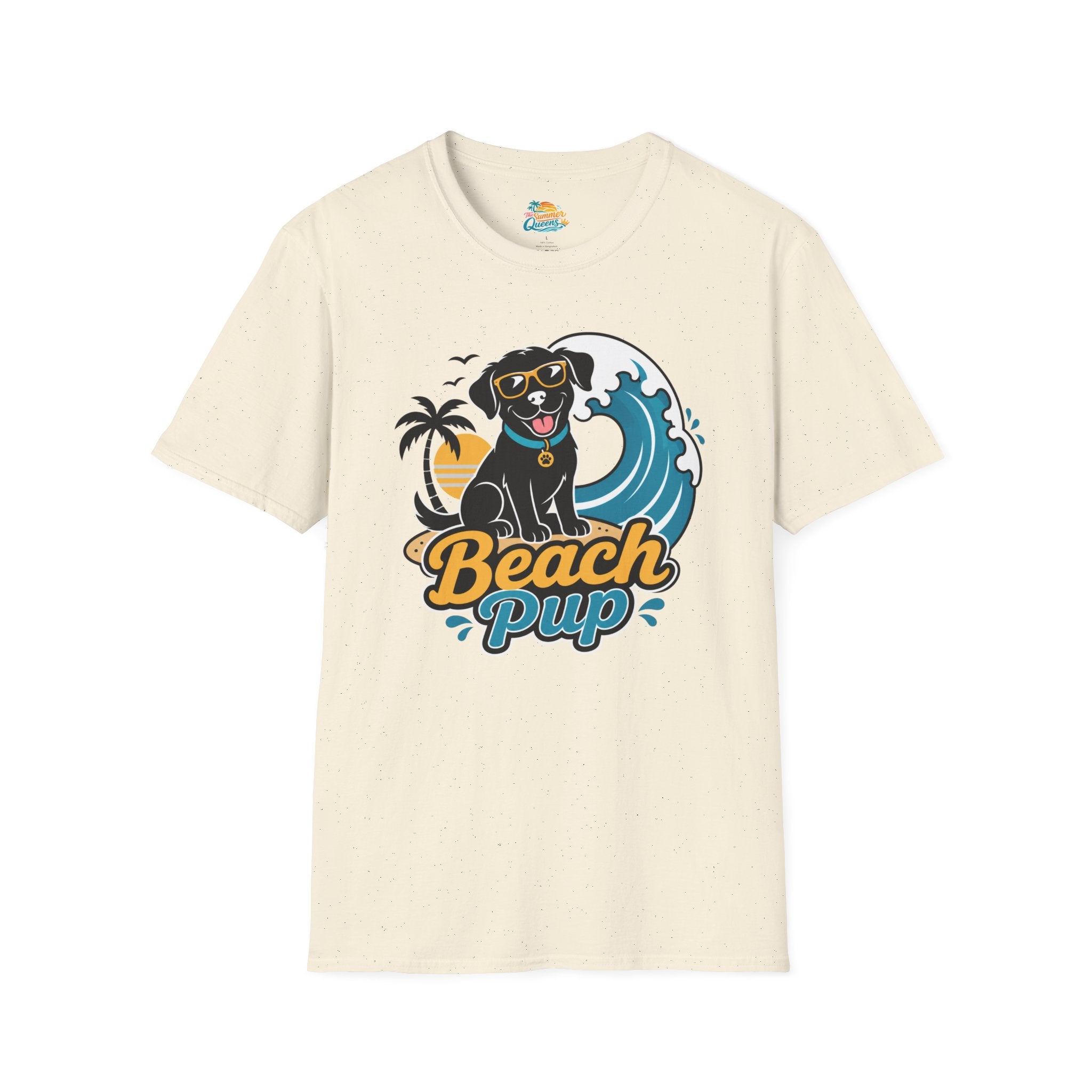 Beach Pup T-Shirt — Retro Surf Dog Graphic Tee