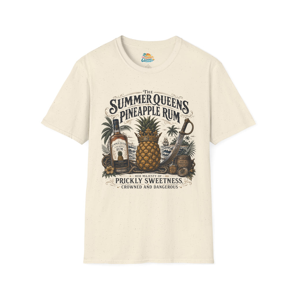 The Summer Queens Pineapple Rum Bottle T-Shirt