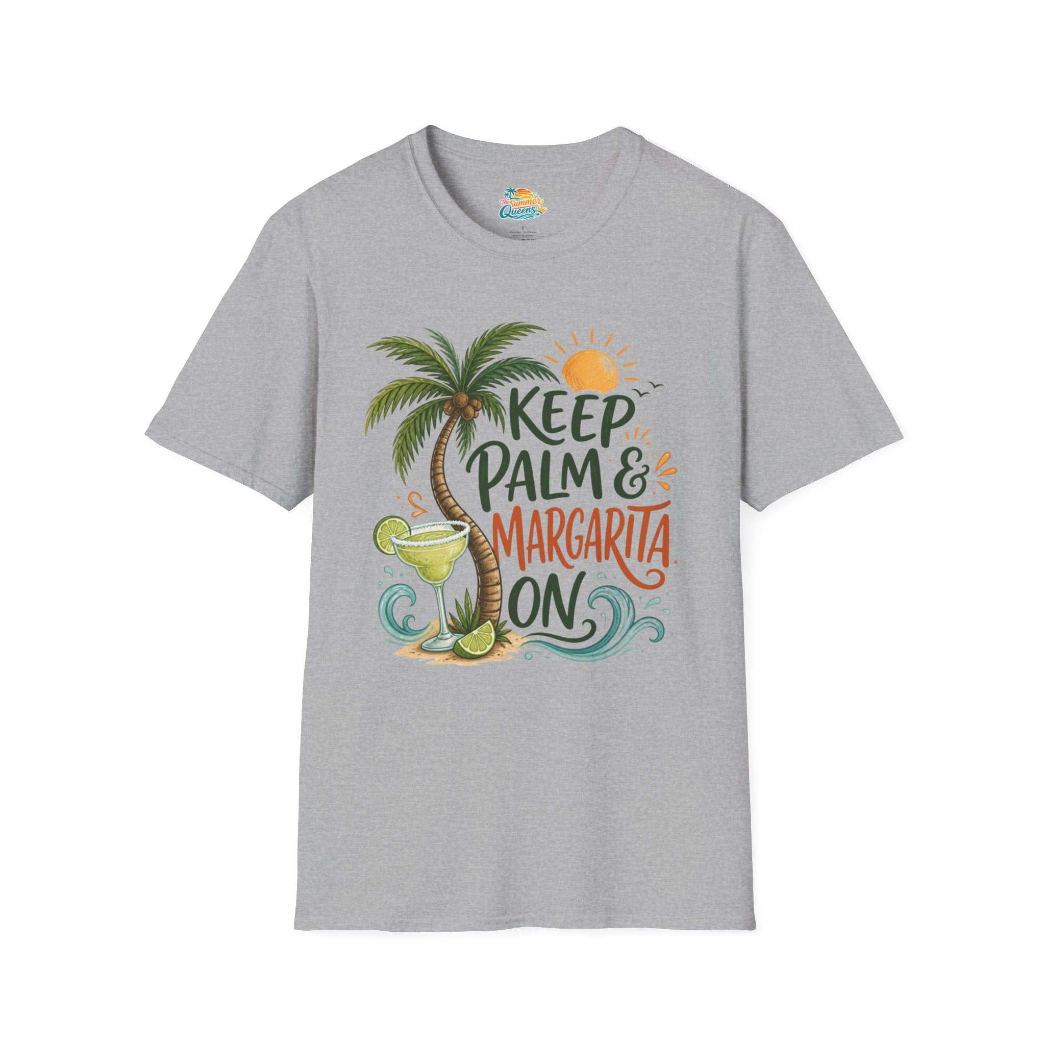Keep Palm & Margarita On T-Shirt