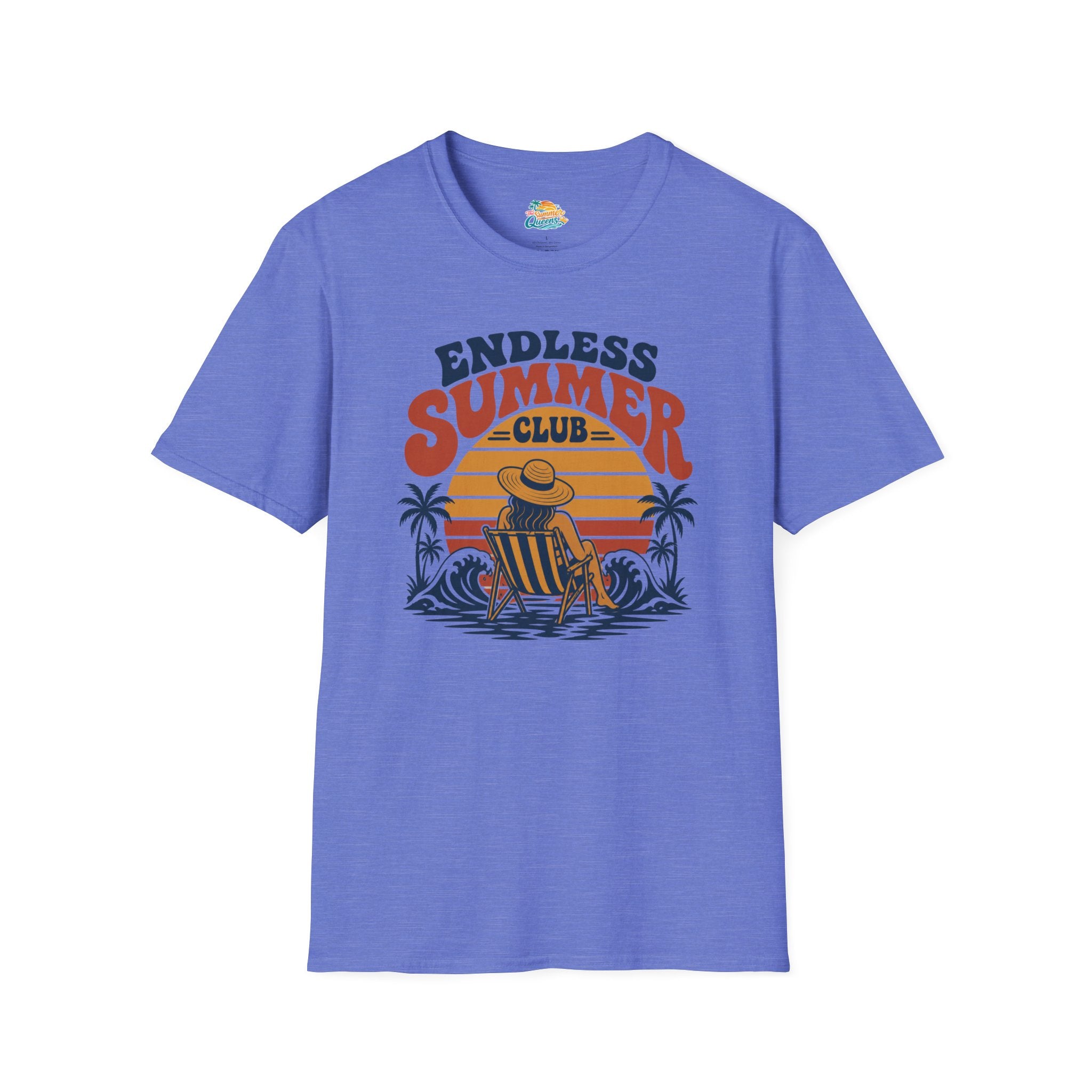 Endless Summer Club T-Shirt — Vintage Beach Sunset Graphic