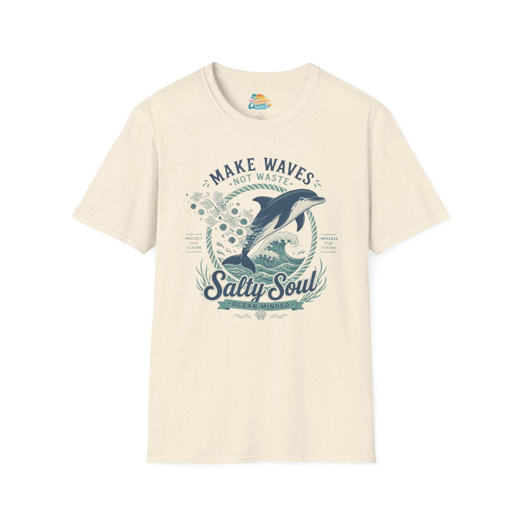 Make Waves Not Waste Dolphin T-Shirt