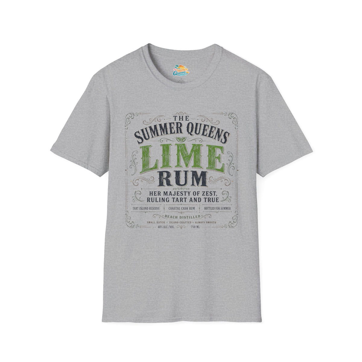 The Summer Queens Lime Rum Label T-Shirt