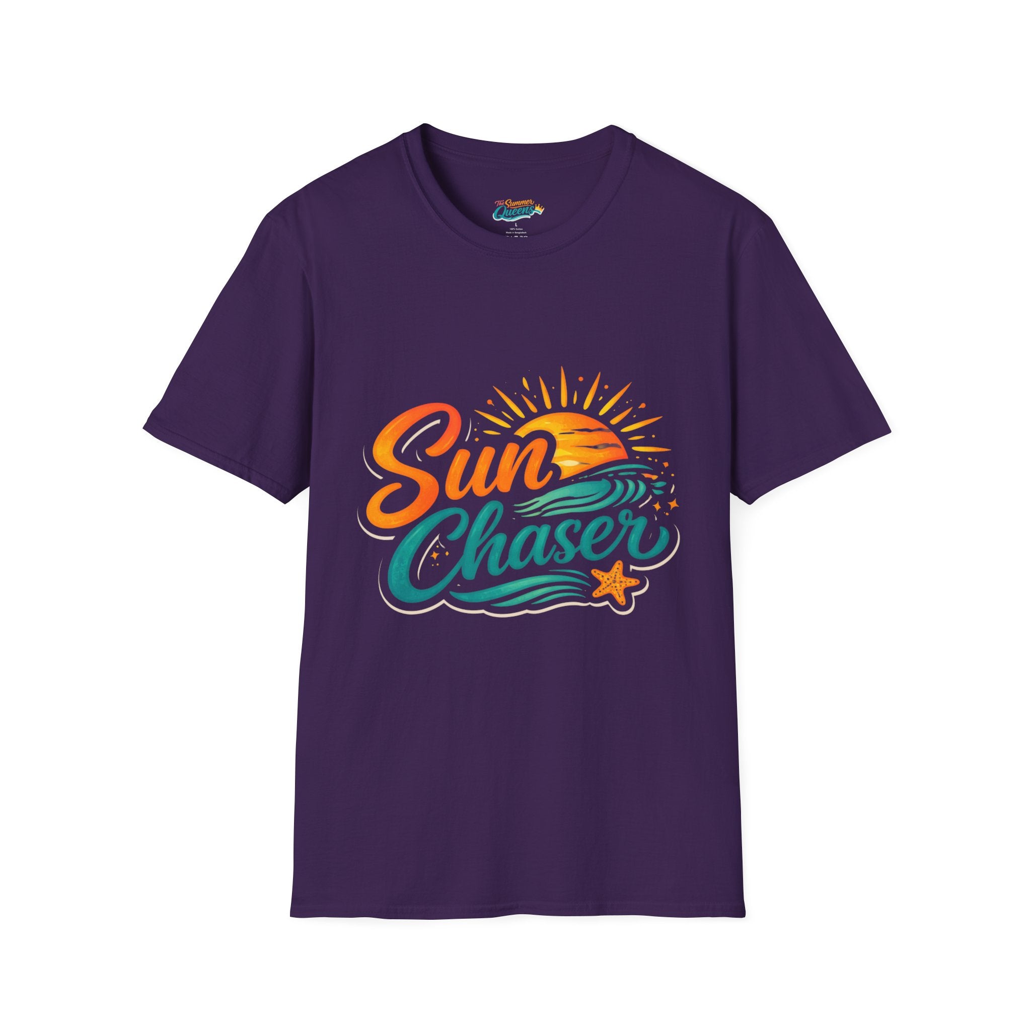 Sun Chaser T-Shirt — Retro Beach Sunset Surf Graphic