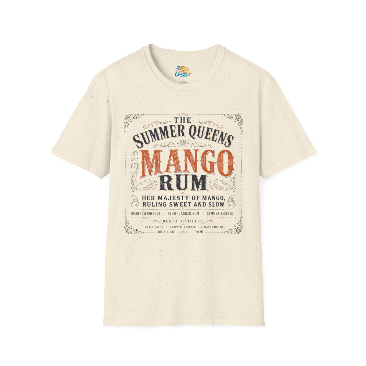 The Summer Queens Mango Rum Label T-Shirt