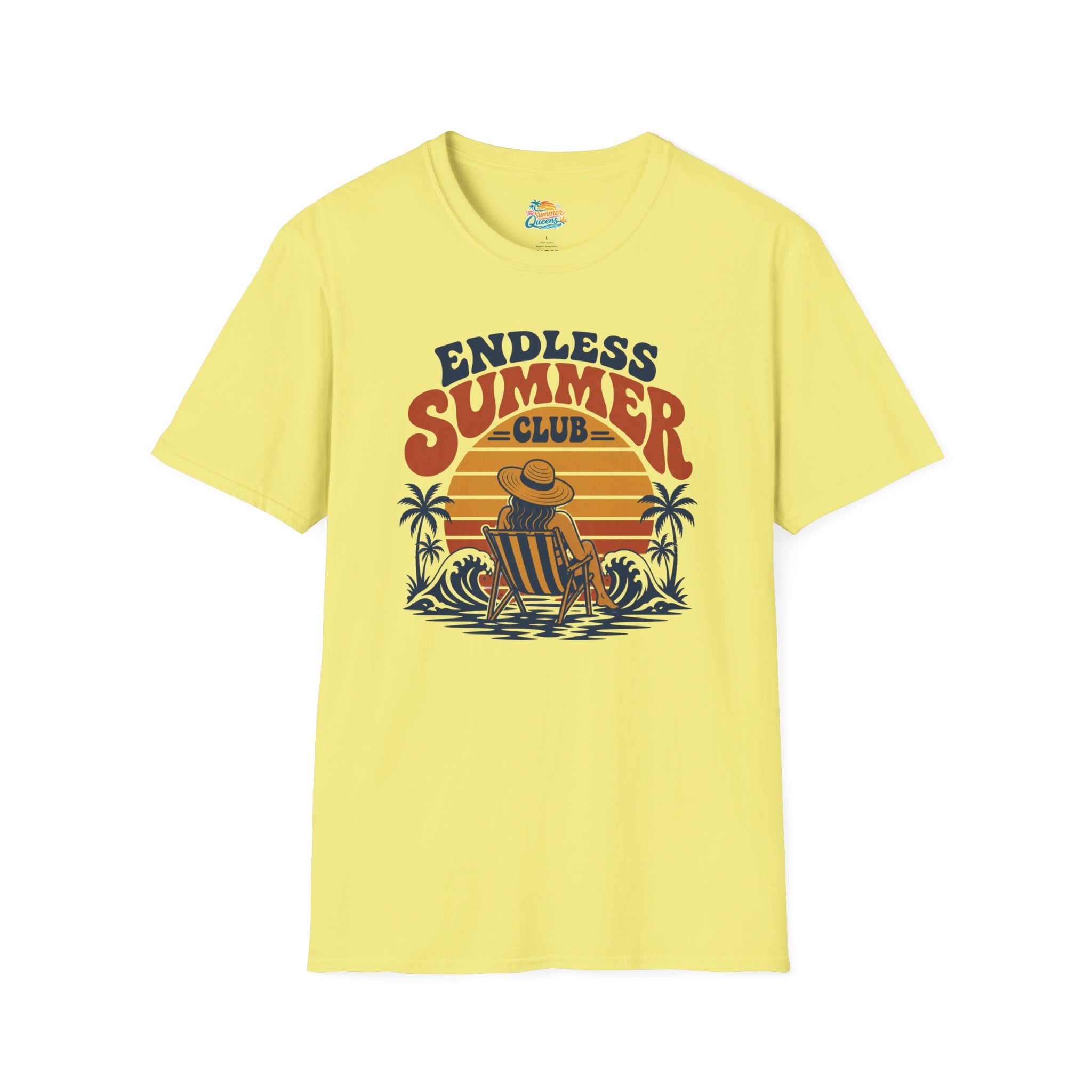 Endless Summer Club T-Shirt — Vintage Beach Sunset Graphic