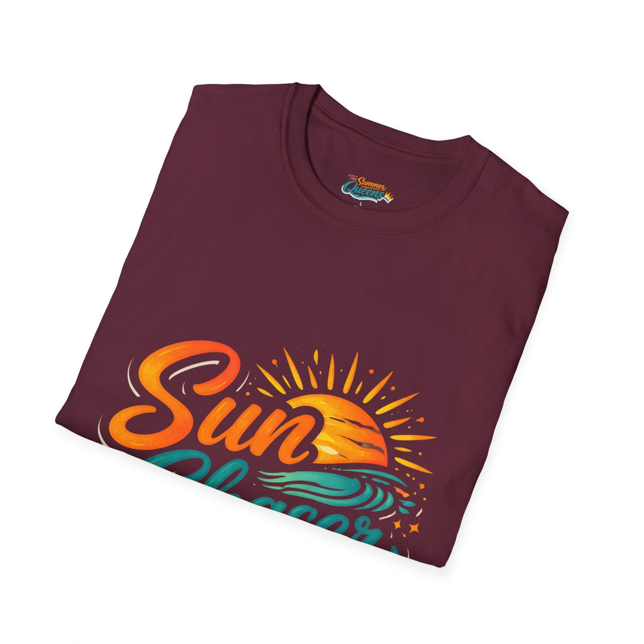 Sun Chaser T-Shirt — Retro Beach Sunset Surf Graphic