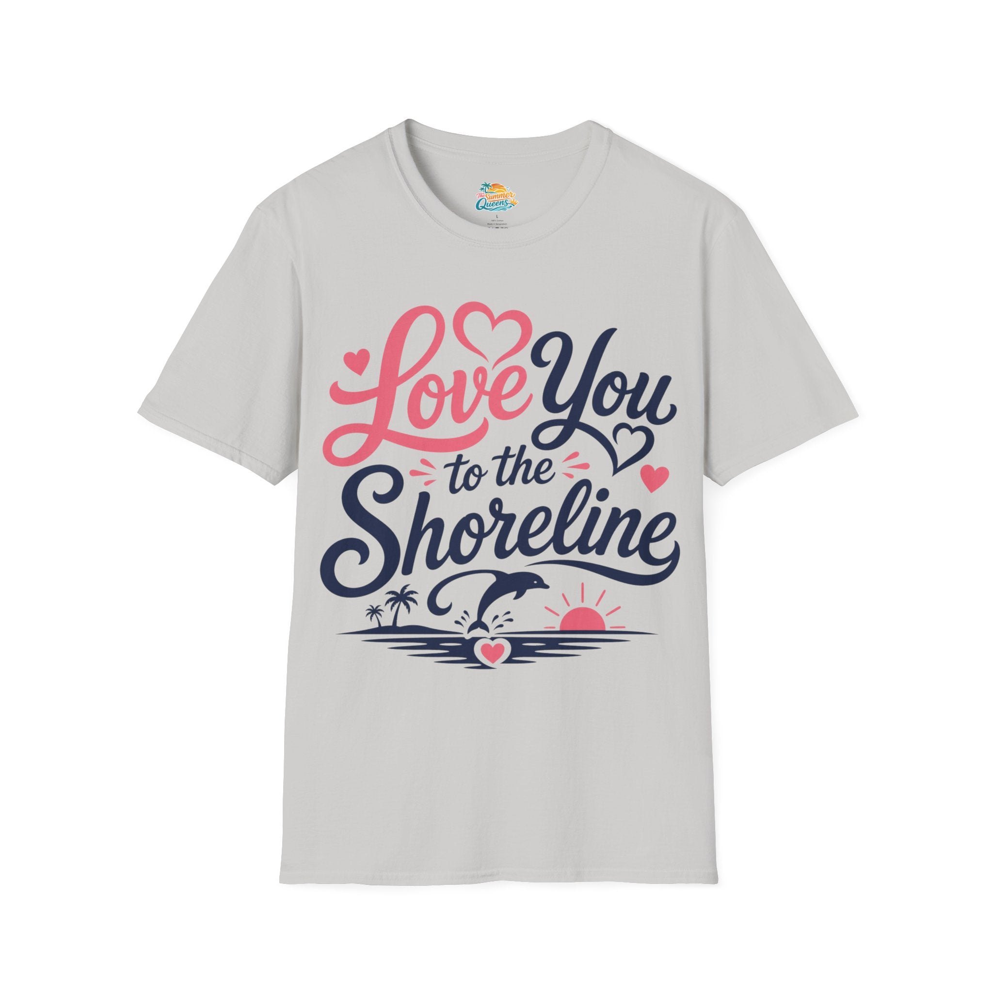 Love You to the Shoreline T-Shirt – Romantic Beach Couple Tee