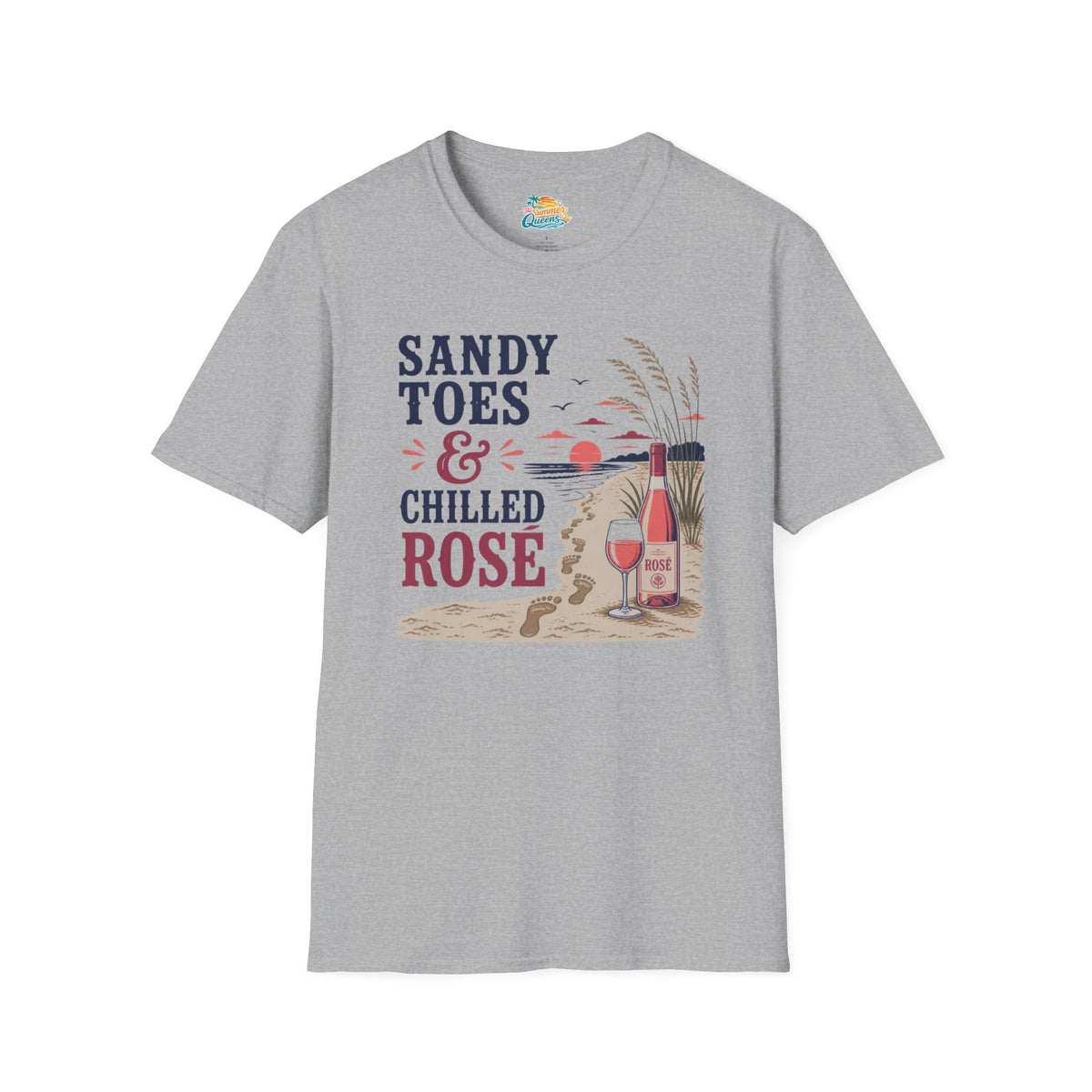 Sandy Toes & Chilled Rosé T-Shirt
