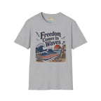 Freedom Comes In Waves T-Shirt