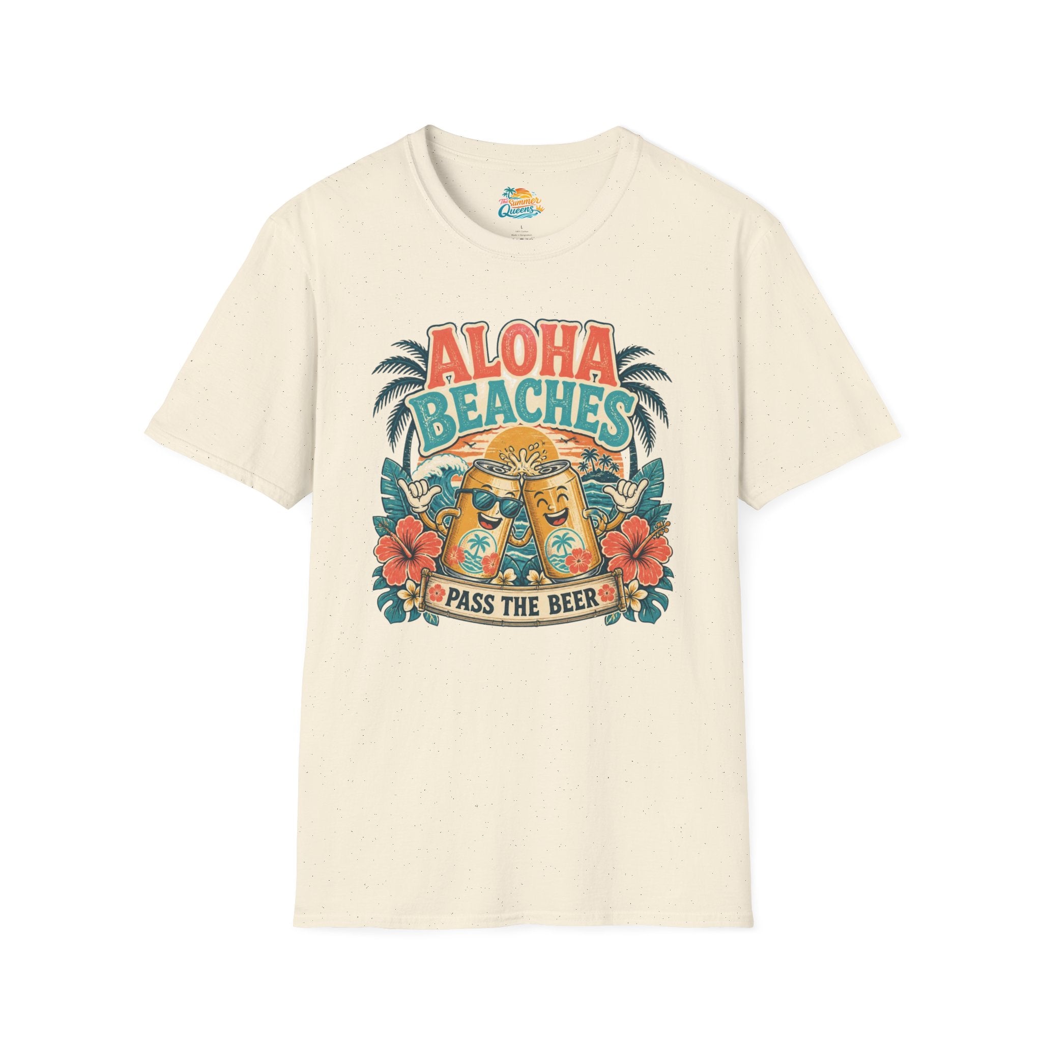 Aloha Beaches, Pass the Beer T-Shirt