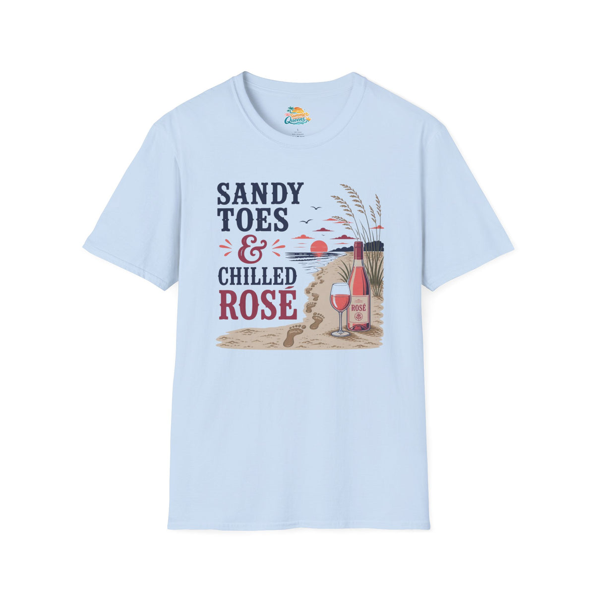 Sandy Toes & Chilled Rosé T-Shirt