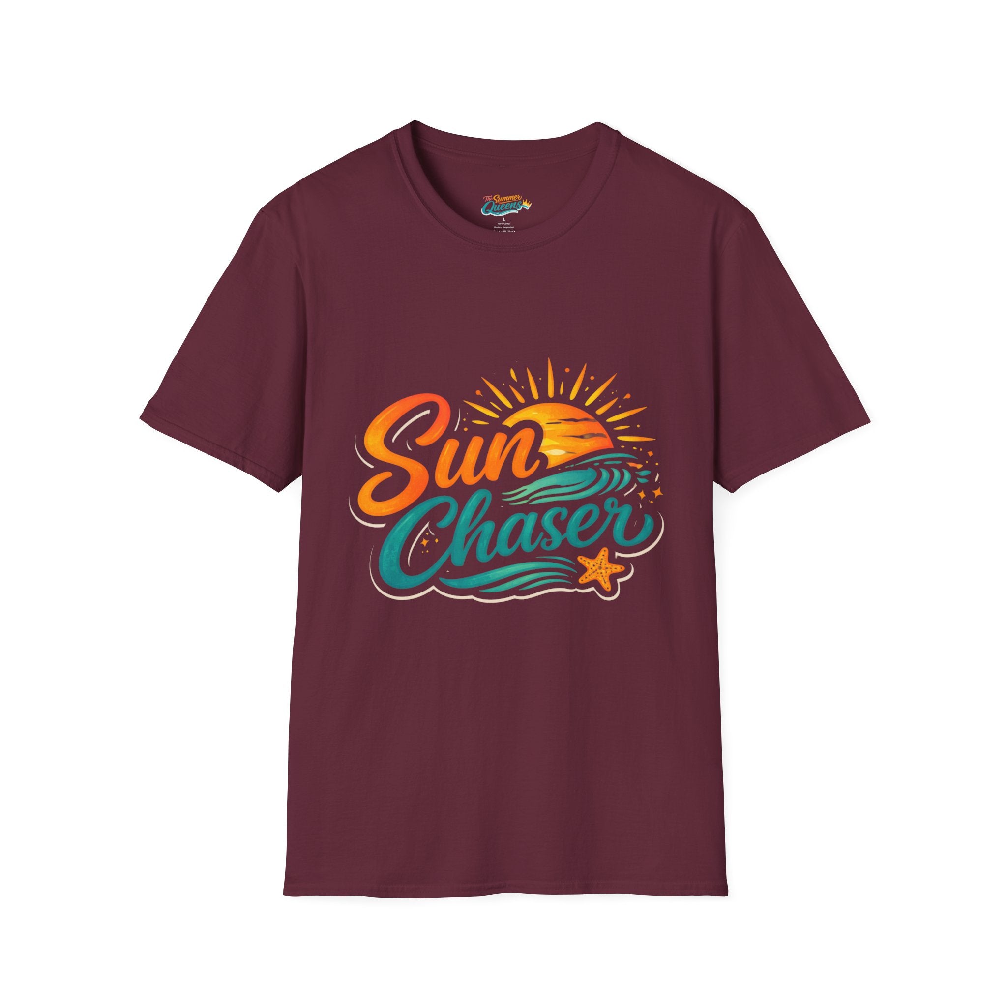 Sun Chaser T-Shirt — Retro Beach Sunset Surf Graphic