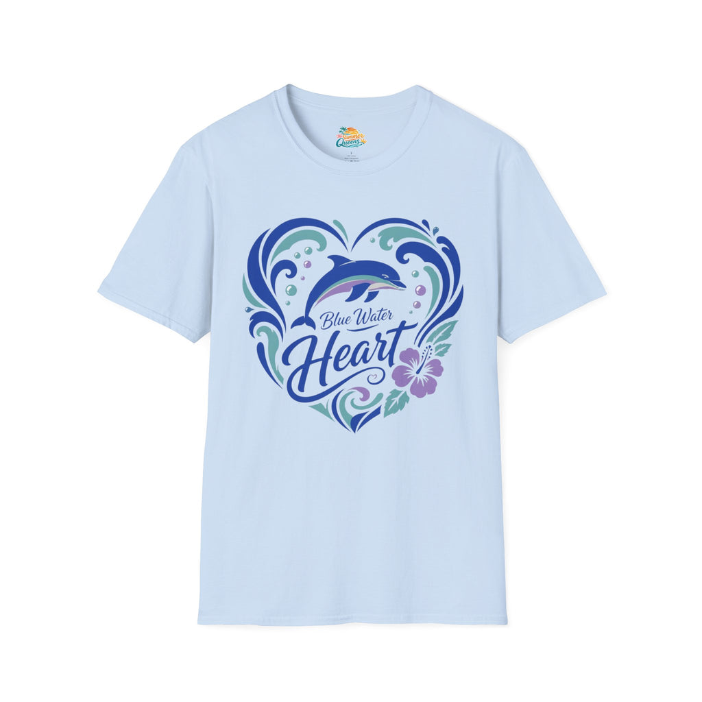 Blue Water Heart T-Shirt