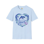 Blue Water Heart T-Shirt