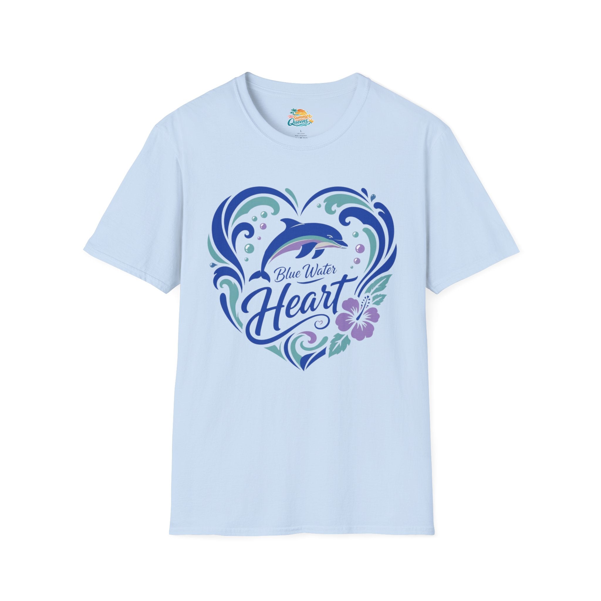 Blue Water Heart T-Shirt