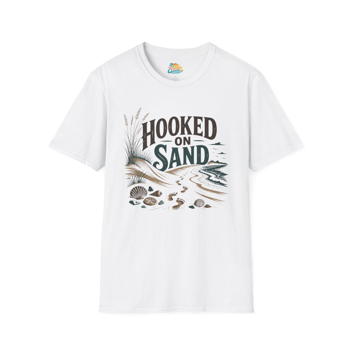 Hooked on Sand Beach T-Shirt