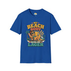 My Beach Body Runs on Lager T-Shirt