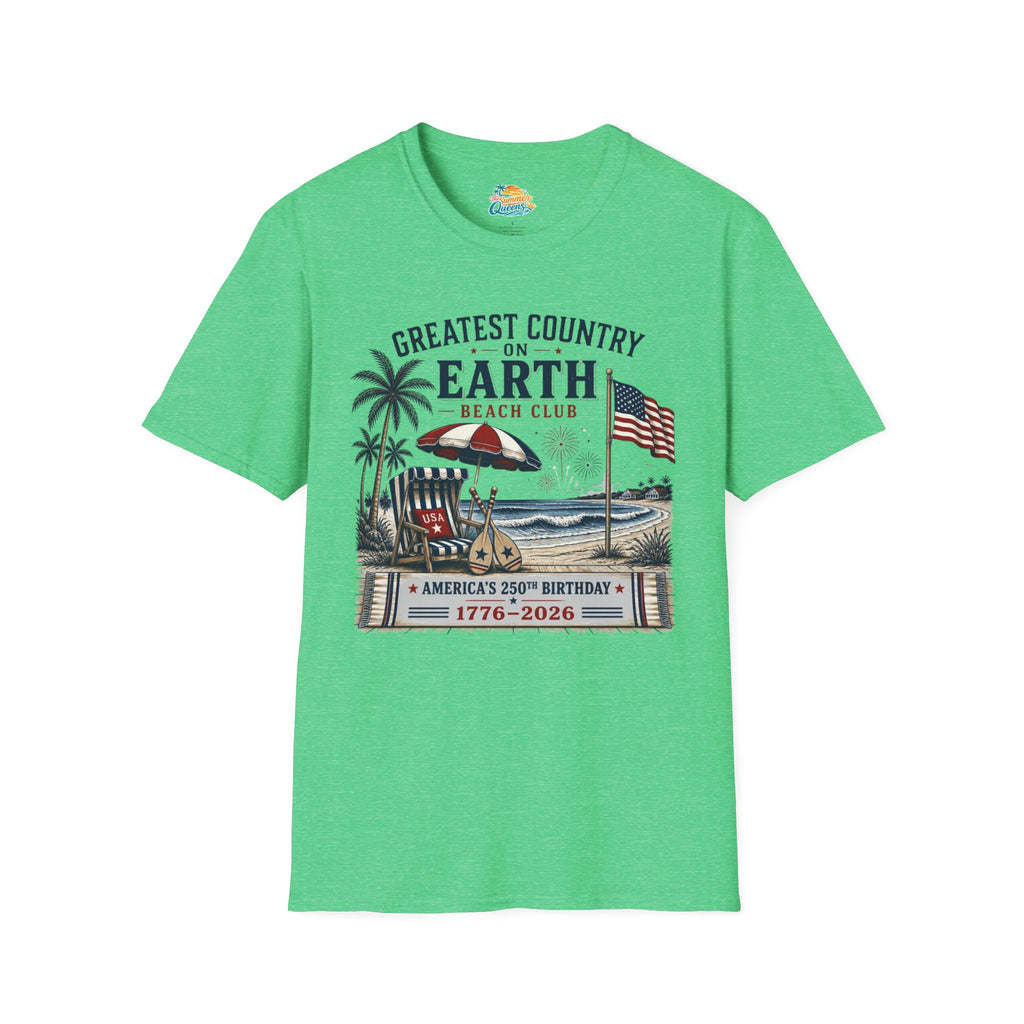 Greatest Country on Earth Beach Club T-Shirt