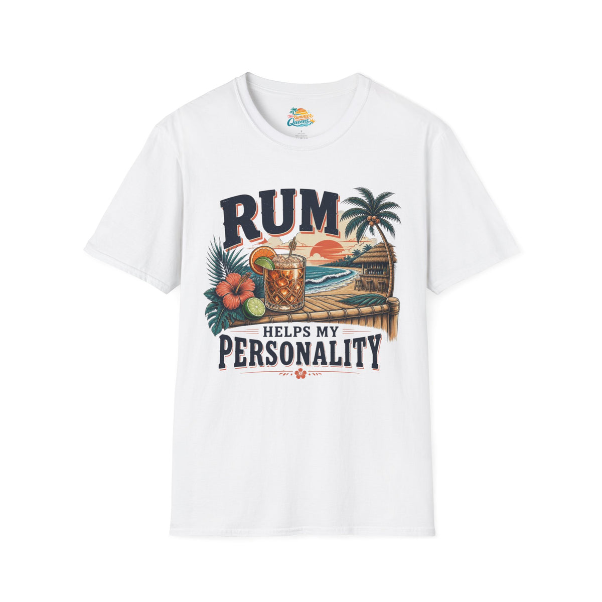 Rum Helps My Personality T-Shirt