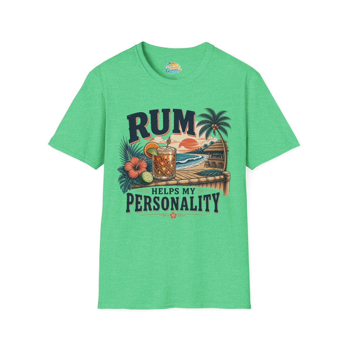 Rum Helps My Personality T-Shirt