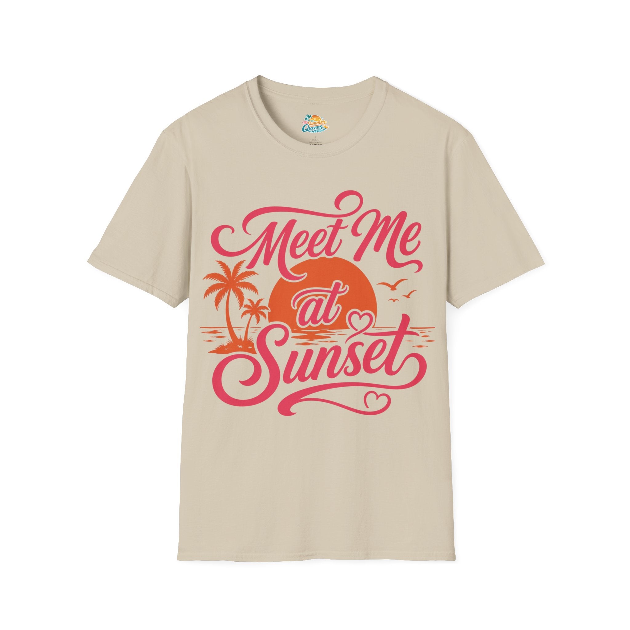 Meet Me at Sunset T-Shirt — Tropical Sunset Graphic Tee