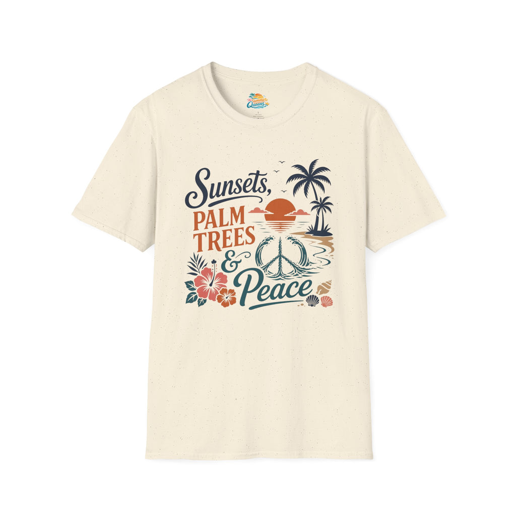 Sunsets, Palm Trees & Peace T‑Shirt