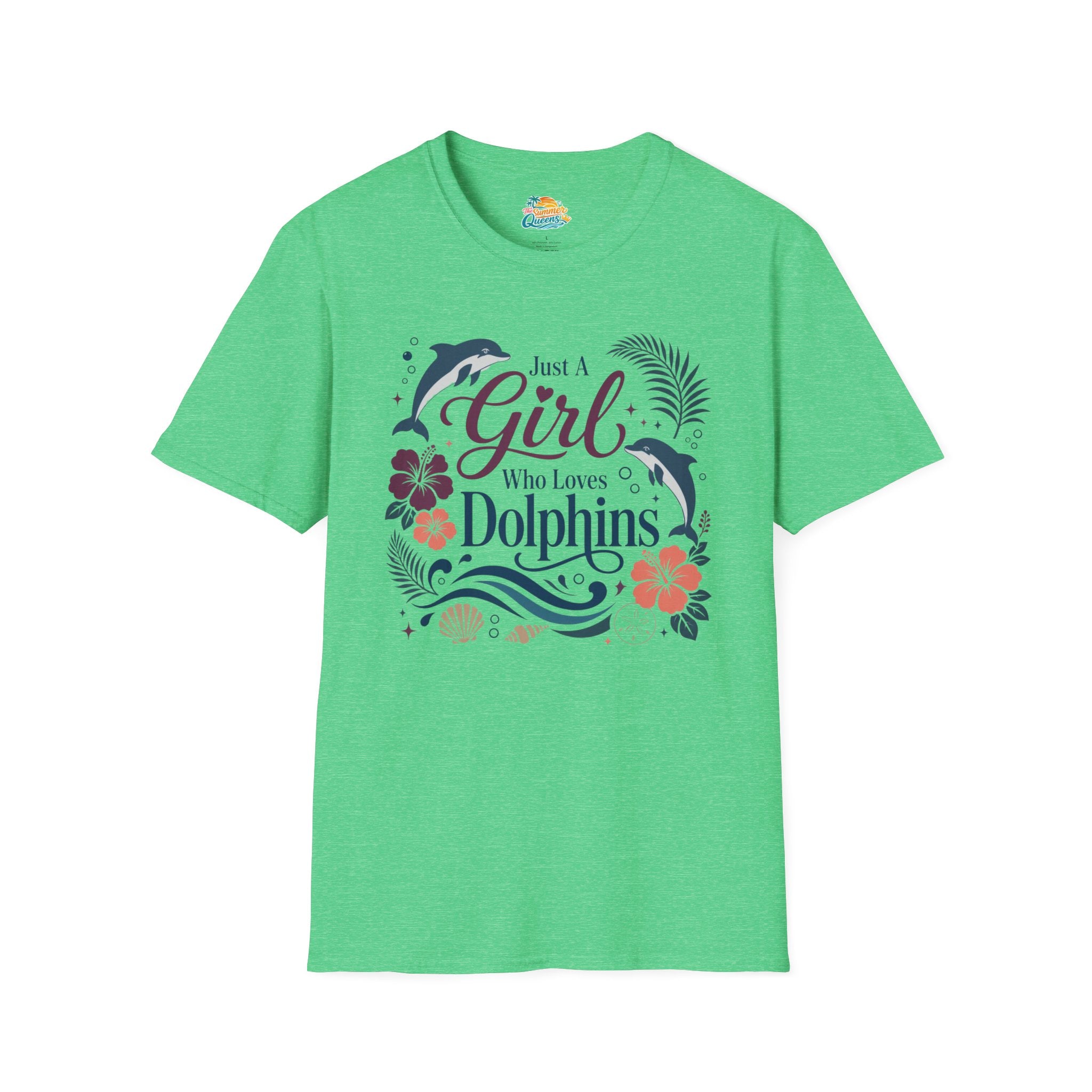 Just A Girl Who Loves Dolphins T‑Shirt