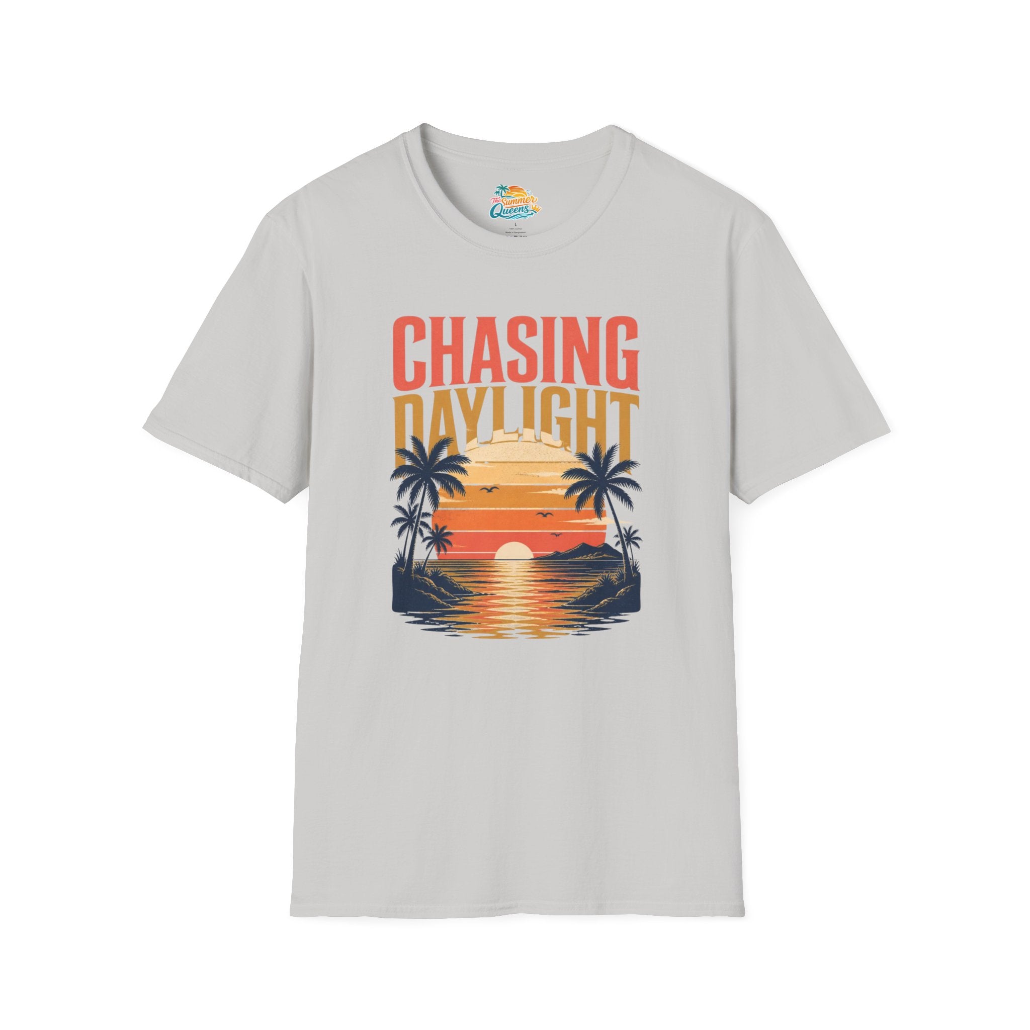Chasing Daylight Sunset Beach T-Shirt