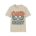 Catch Me by the Coast T-Shirt — Retro Sunglasses Beach Graphic Tee