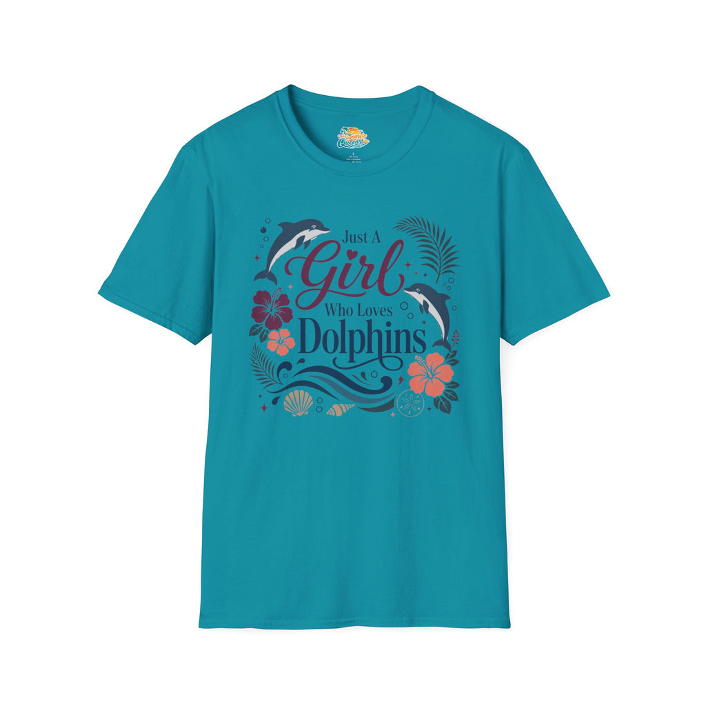 Just A Girl Who Loves Dolphins T‑Shirt